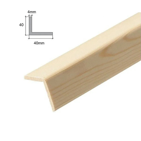 1 Meter Angle Corner Wooden Timber Moulding Beading Edging Trim