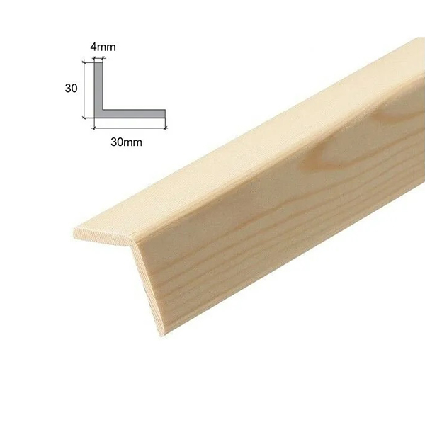 1 Meter Angle Corner Wooden Timber Moulding Beading Edging Trim