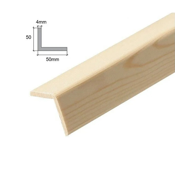 1 Meter Angle Corner Wooden Timber Moulding Beading Edging Trim