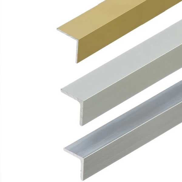 1m Lightweight Aluminum Angle Corner Trim Edging for Cover Internal & External Corners