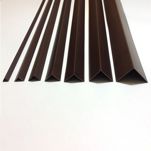 1m Plastic PVC Corner 90 Degree Brown Cover Angle Trim