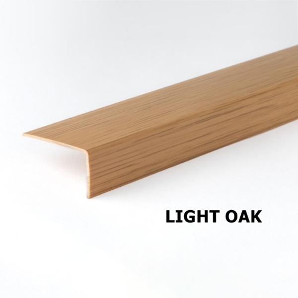 1m Wood Effect Unequal Plastic PVC Corner 90 Degree Angle Trim