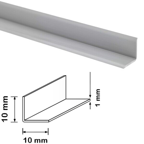 5m Flexible Self Adhesive Plastic PVC Corner 90 Degree Angle Trim 