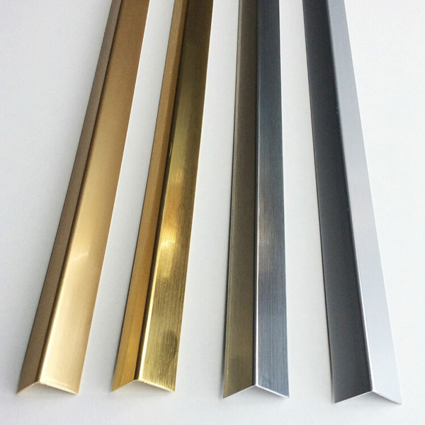 PVC Gold & Silver 20mm x 10mm Corner 90 Degree Angle Trim