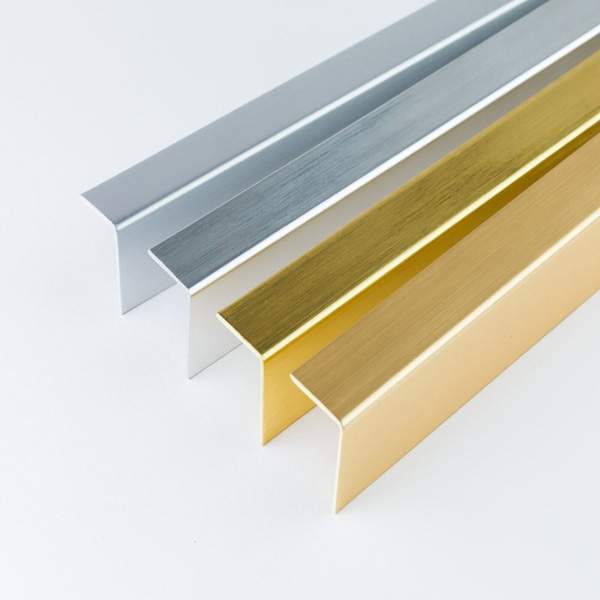 PVC Gold & Silver 20mm x 10mm Corner 90 Degree Angle Trim