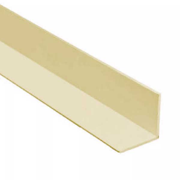 Plastic Cream Corner Wall Protector Angle Protection - 40mm x 40mm 