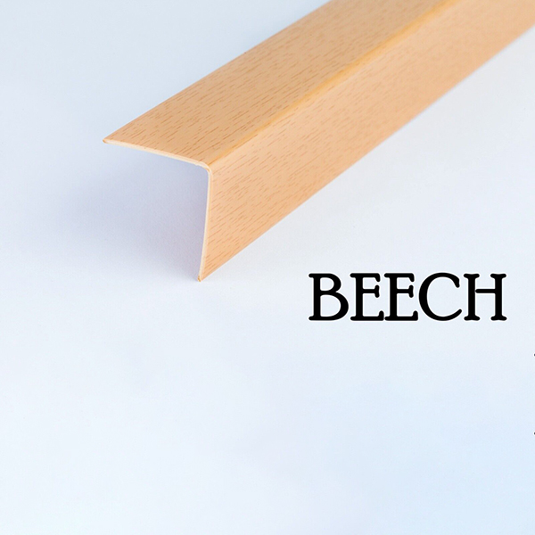 Wood Effect Plastic PVC 90 Degree Corner Angle Trim Edge Protector 