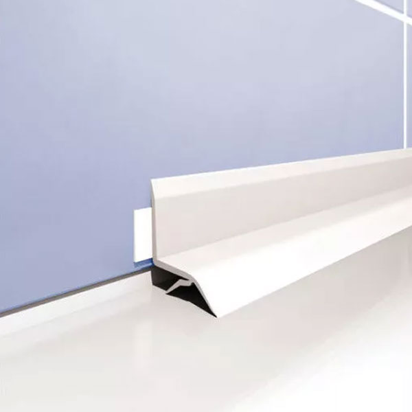  Self-Adhesive Sealing PVC White Strip For Cladding Wall Panel - 2.5m Long