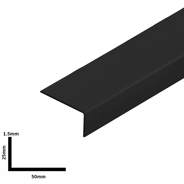  1m Unequal Angle Cover Strip Rigid To Cover Internal & External Corner