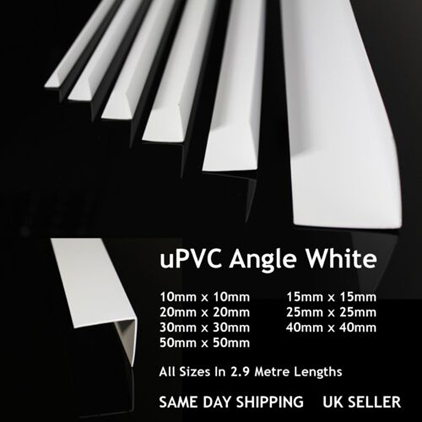 Plastic PVC Corner 90 Degree White Angle Strong Trim